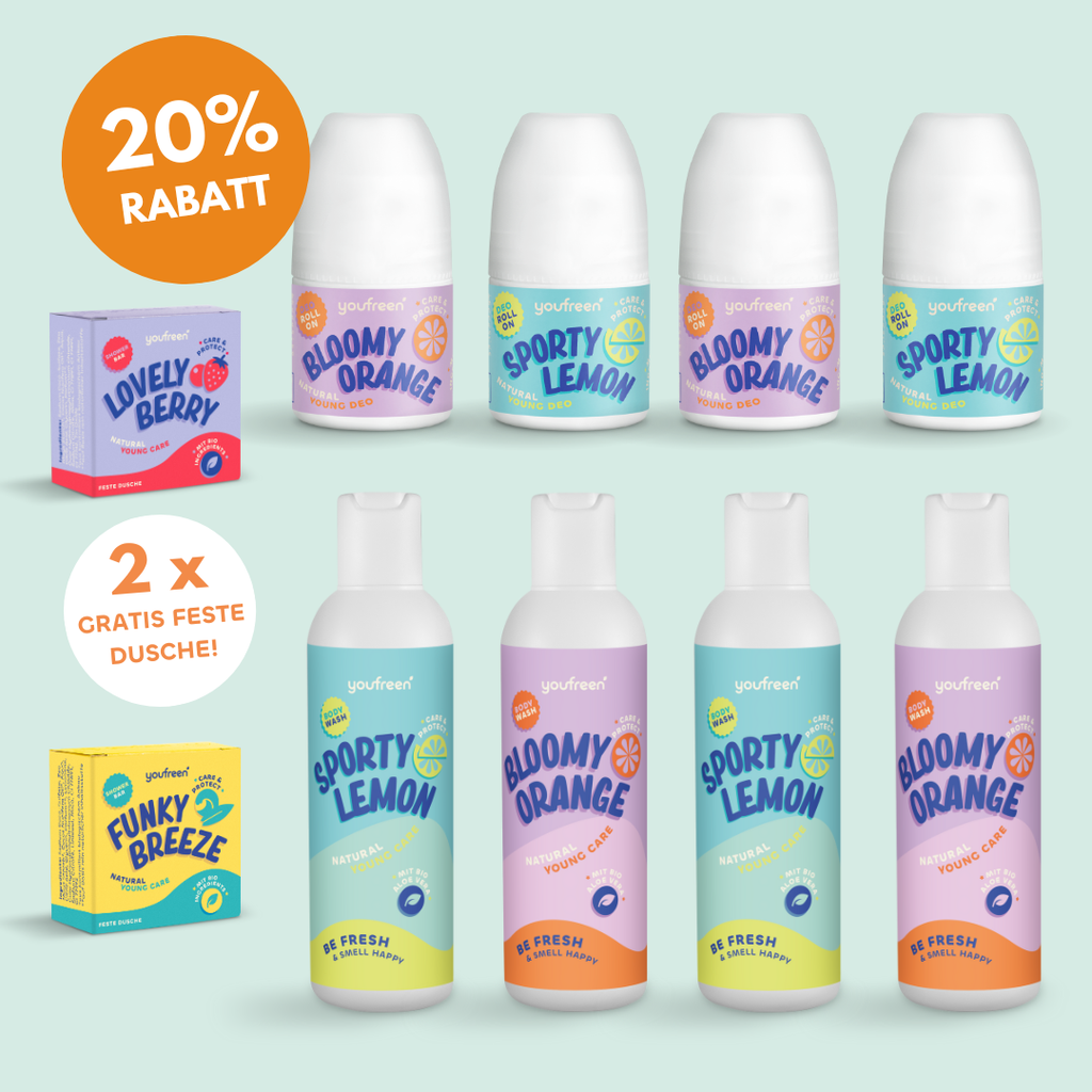 Deo für Kinder, kidsdeo, deo pubertät, deo schwitzen pubertät, deo mädchen, deo junge